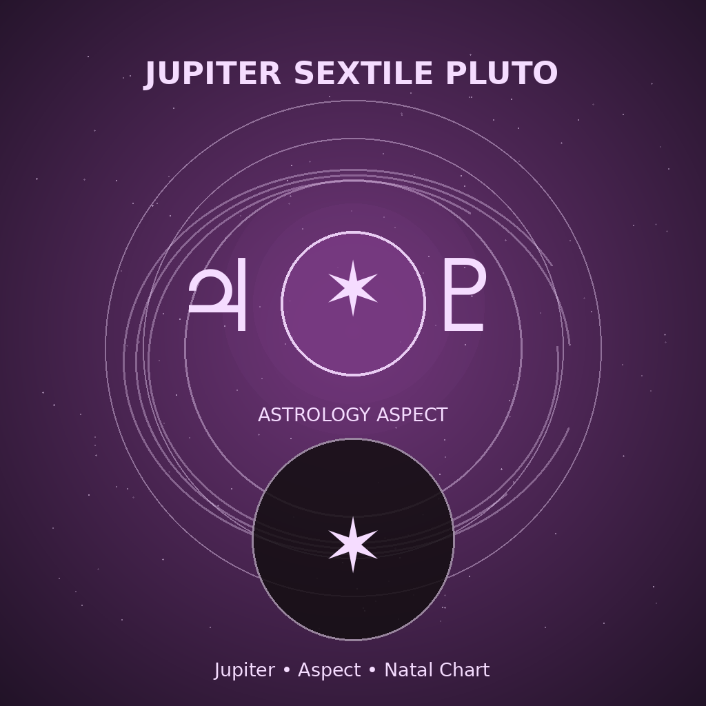 Jupiter Sextile Pluto