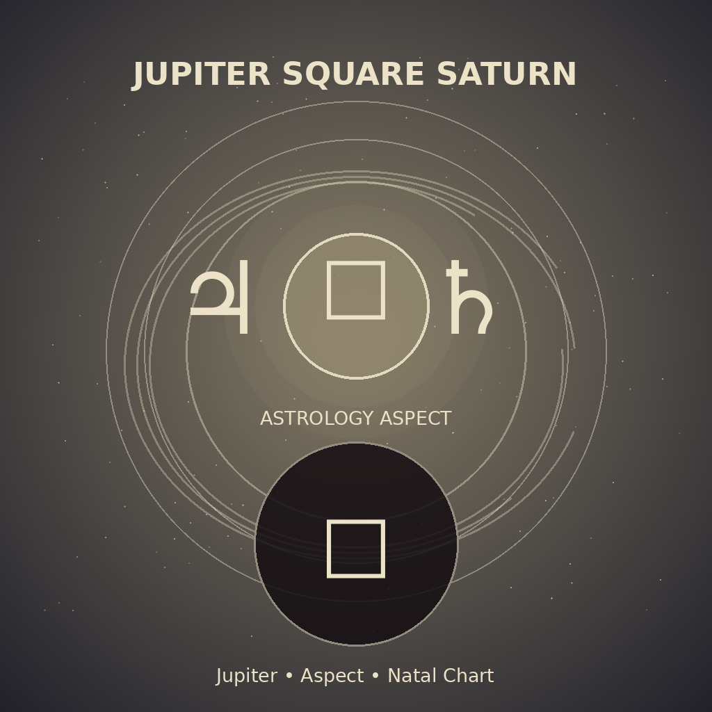 Jupiter Square Saturn
