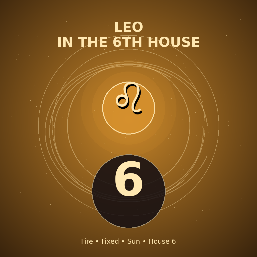 Leo in the 6th House