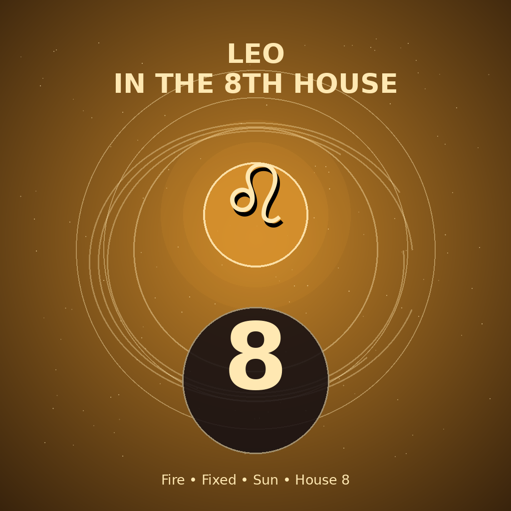 Leo in the 8th House