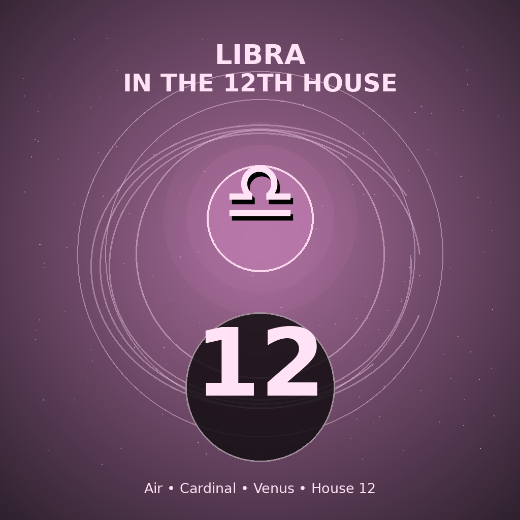 Libra in the 12th House