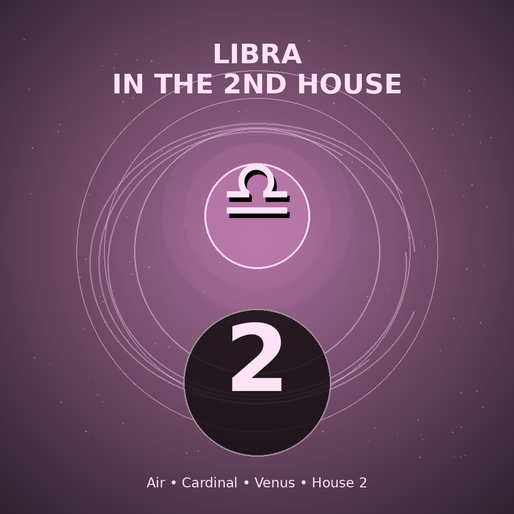 Libra in the 2nd House