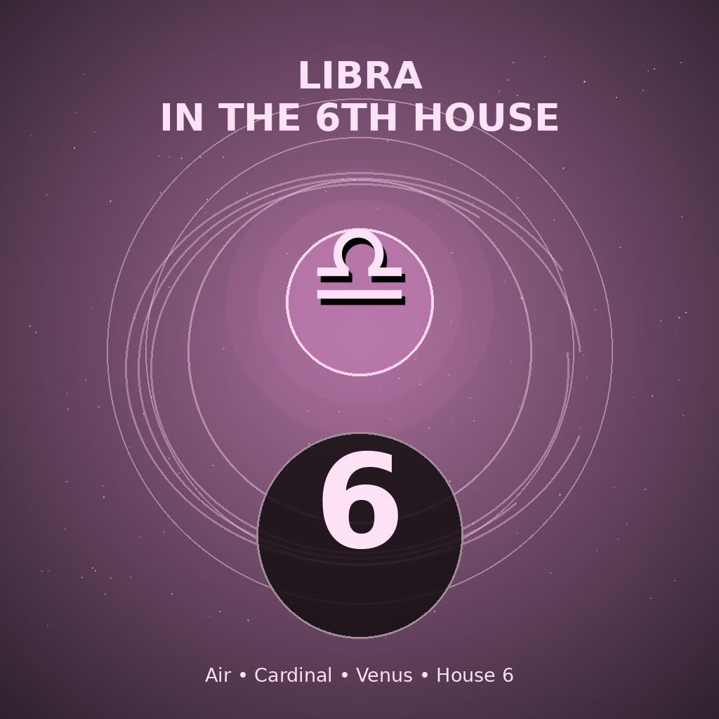 Libra in the 6th House