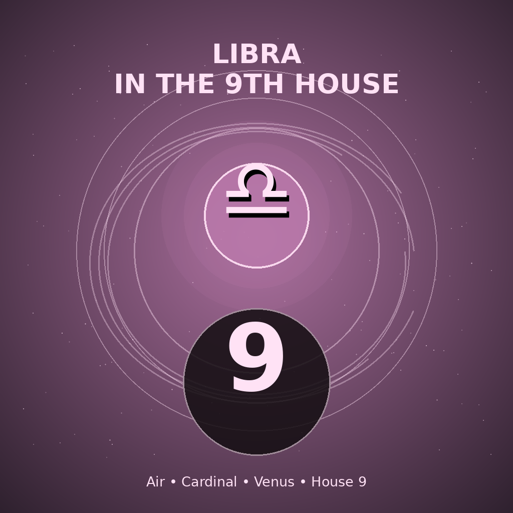 Libra in the 9th House