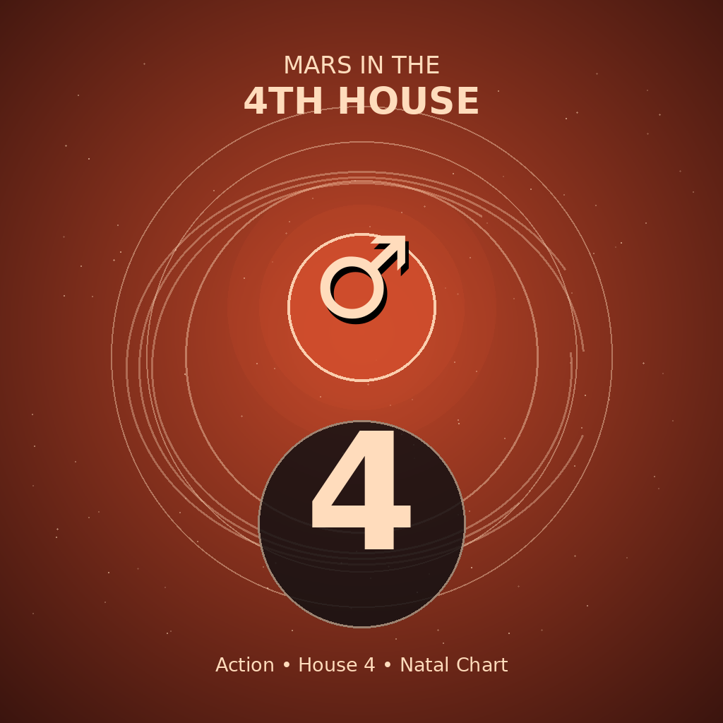 Mars in the 4th House