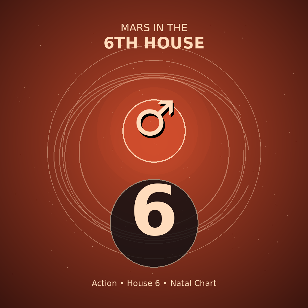 Mars in the 6th House