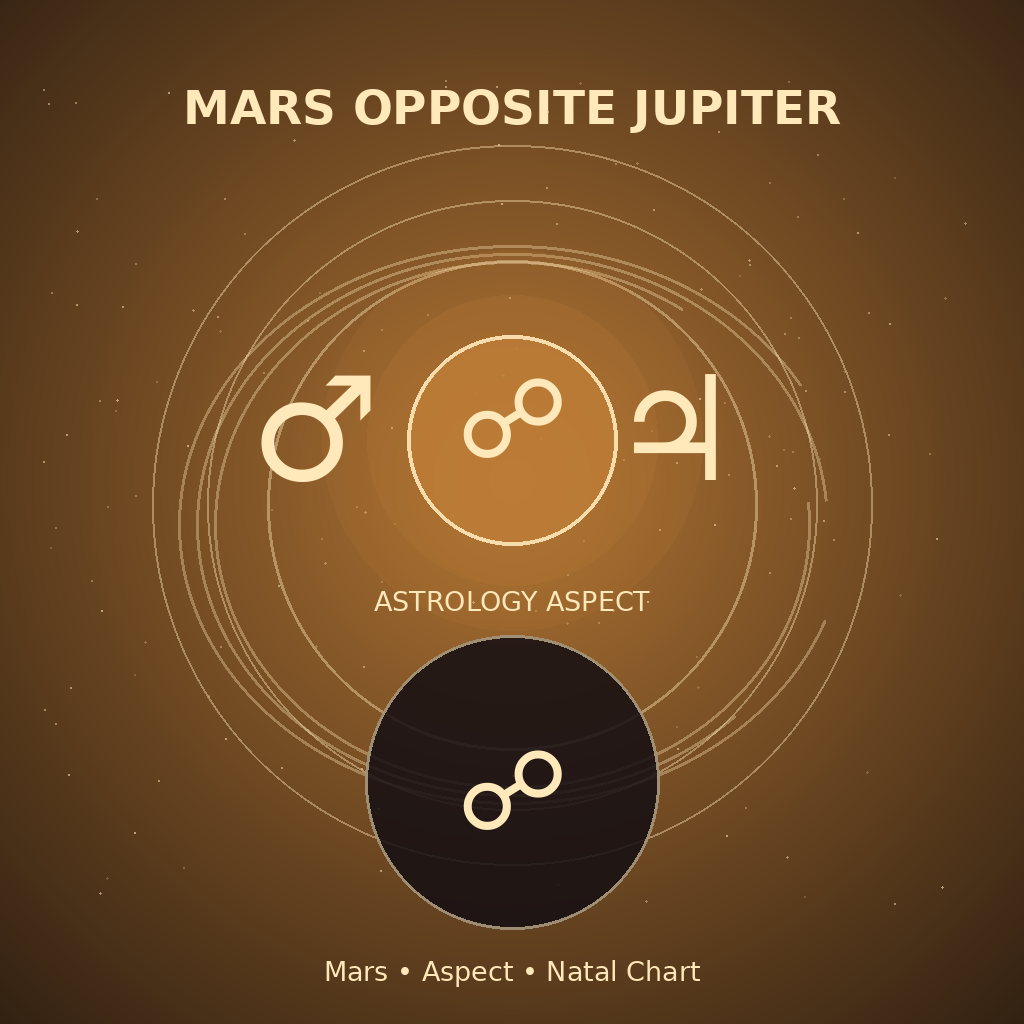 Mars Opposite Jupiter