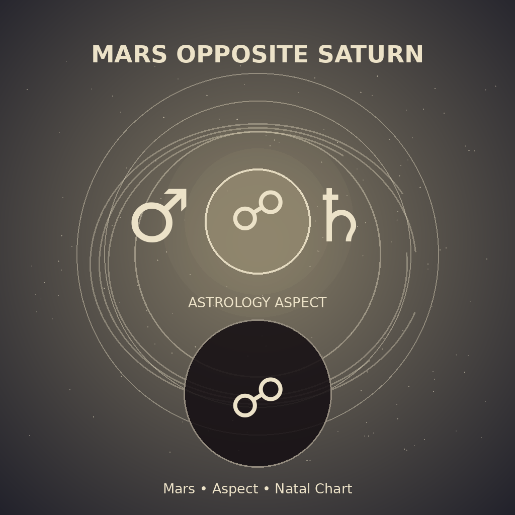 Mars Opposite Saturn