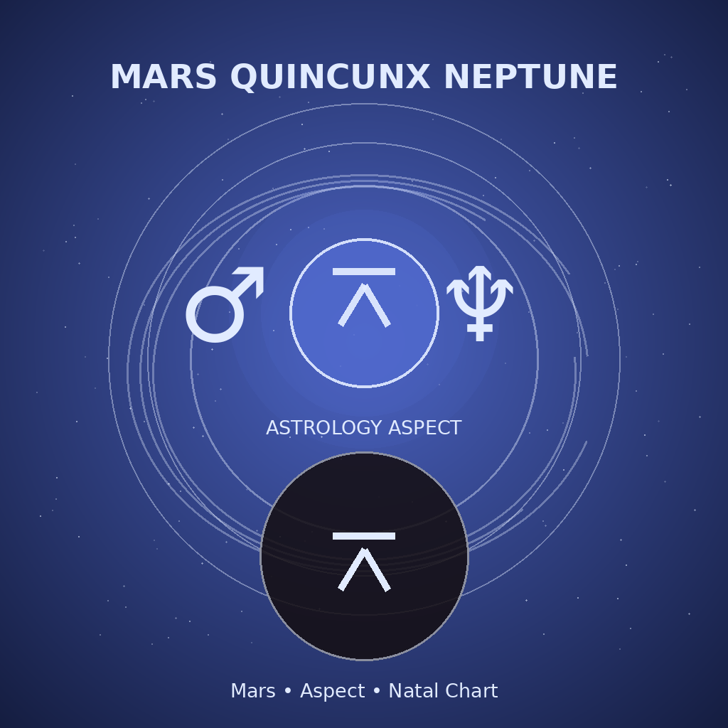 Mars Quincunx Neptune