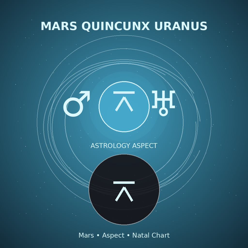 Mars Quincunx Uranus
