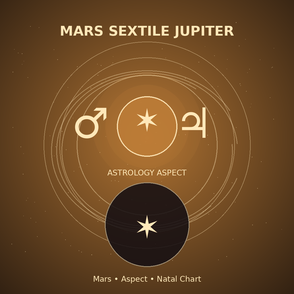 Mars Sextile Jupiter