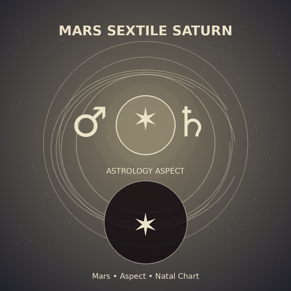 Mars Sextile Saturn