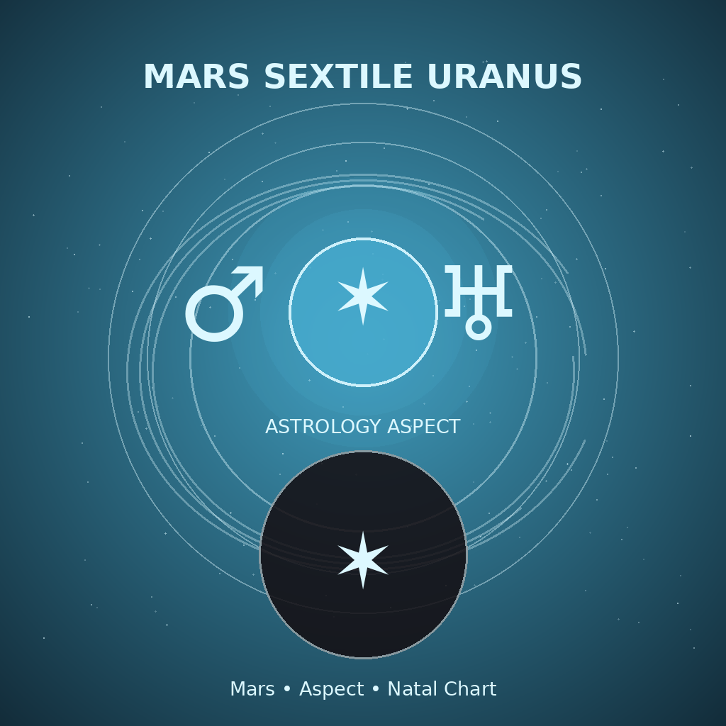 Mars Sextile Uranus