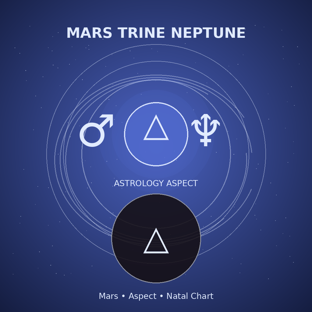 Mars Trine Neptune