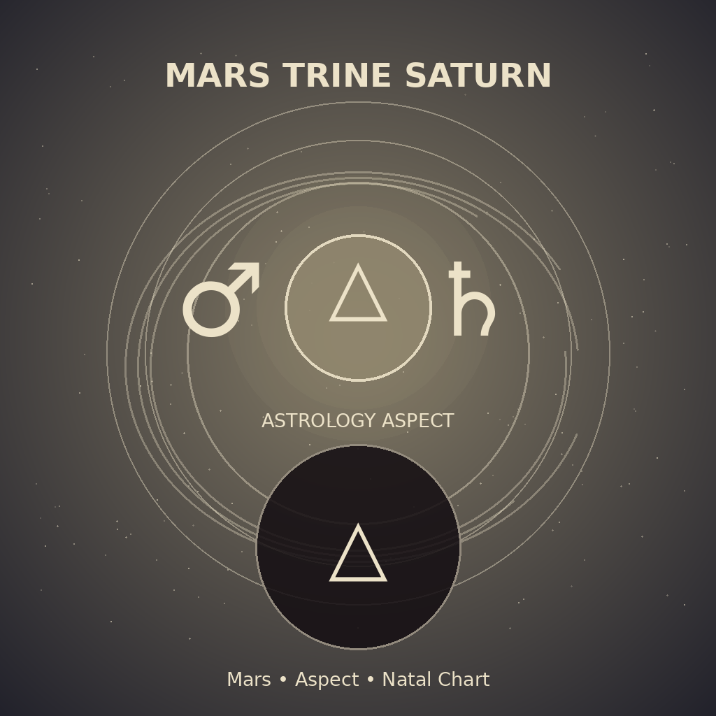 Mars Trine Saturn