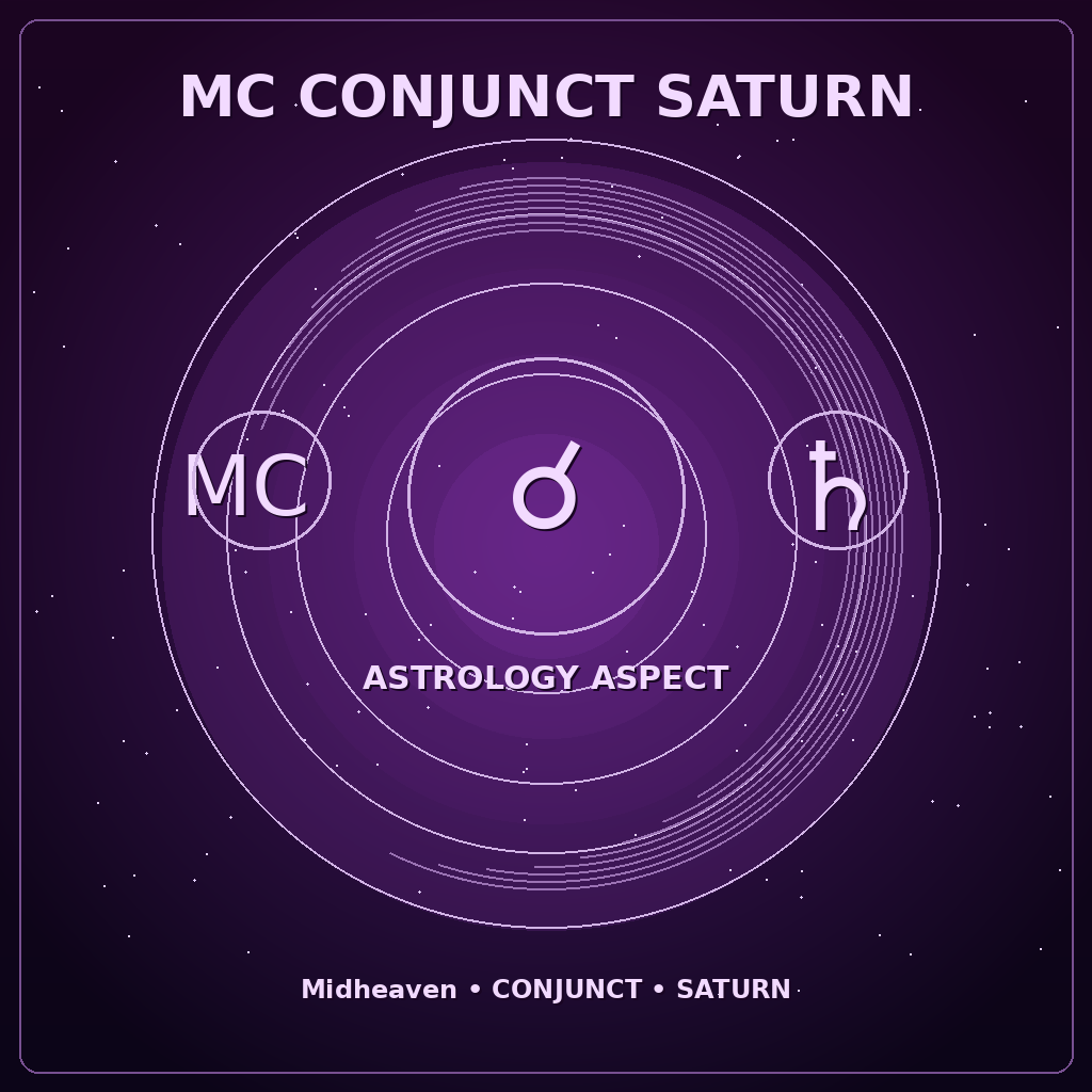 MC Conjunct Saturn