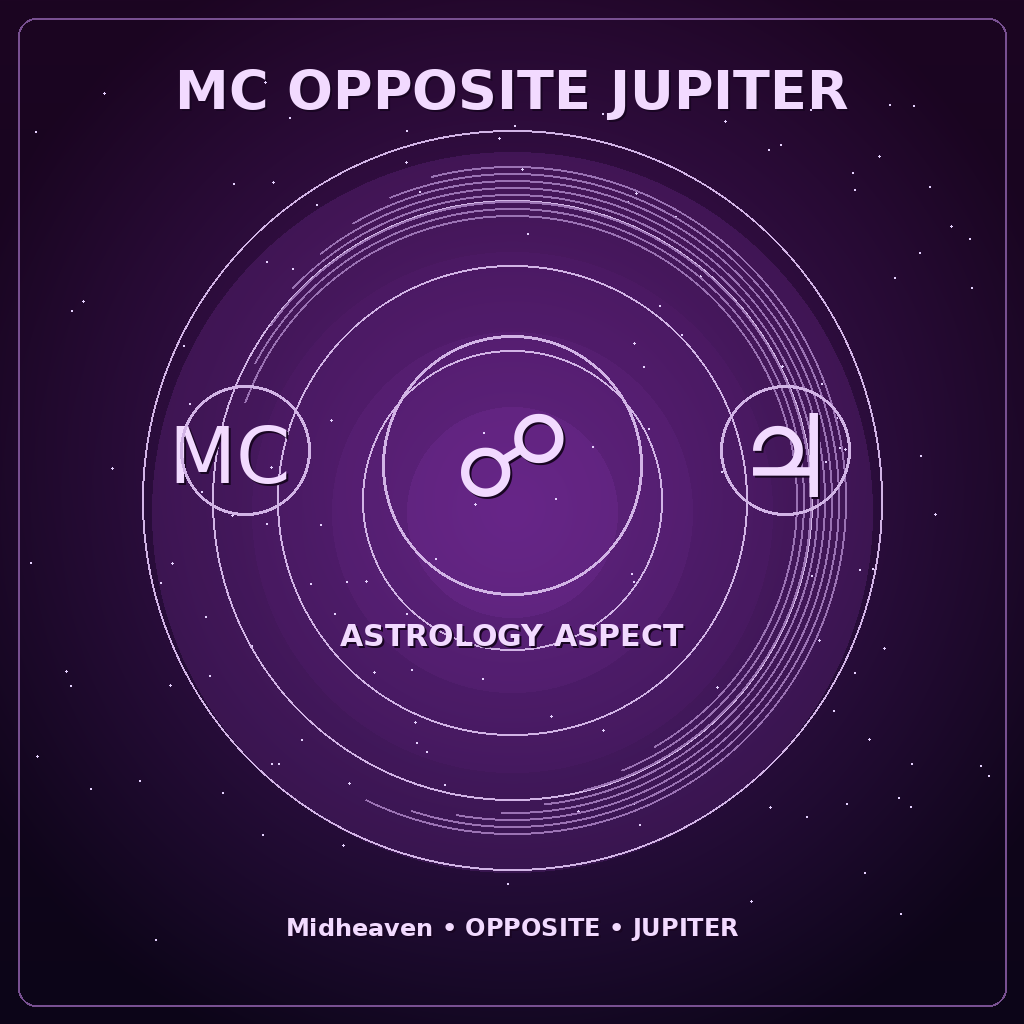 MC Opposite Jupiter