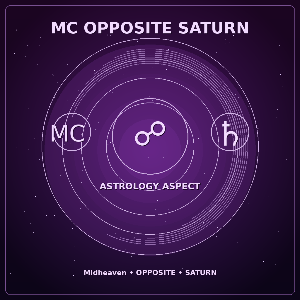 MC Opposite Saturn