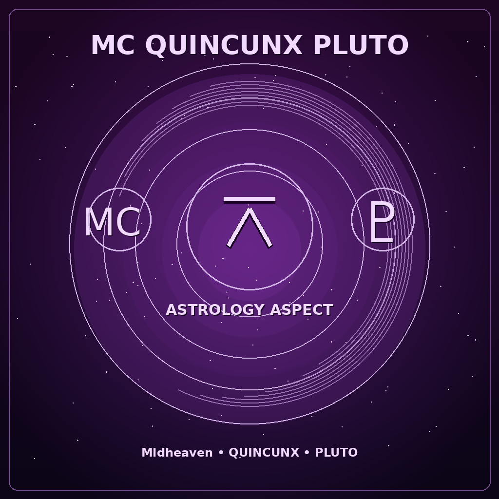 MC Quincunx Pluto
