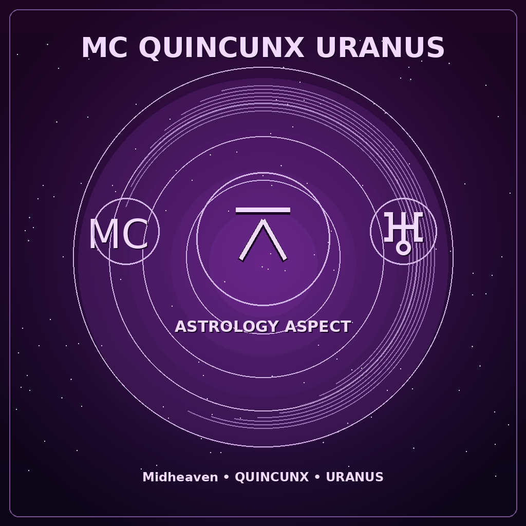 MC Quincunx Uranus