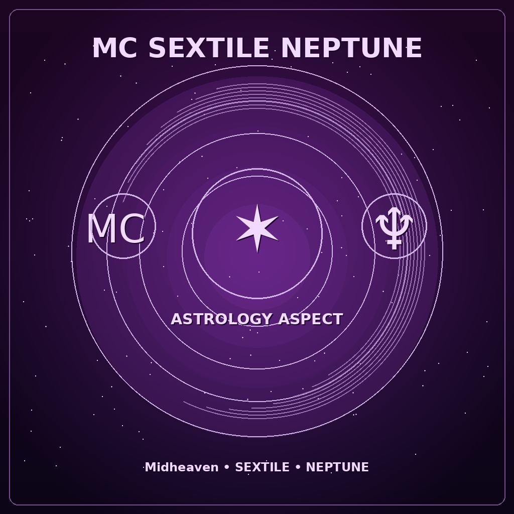 MC Sextile Neptune