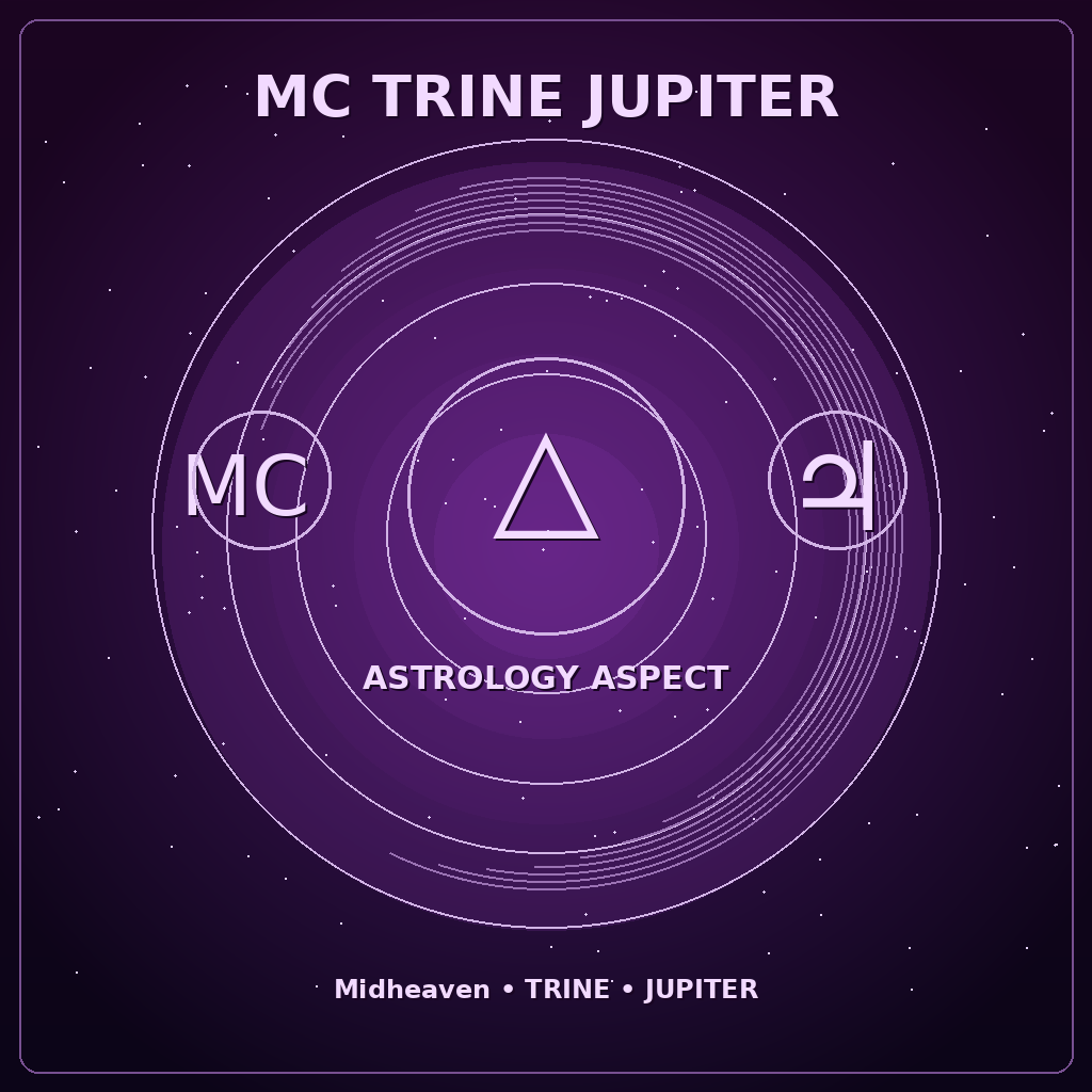 MC Trine Jupiter