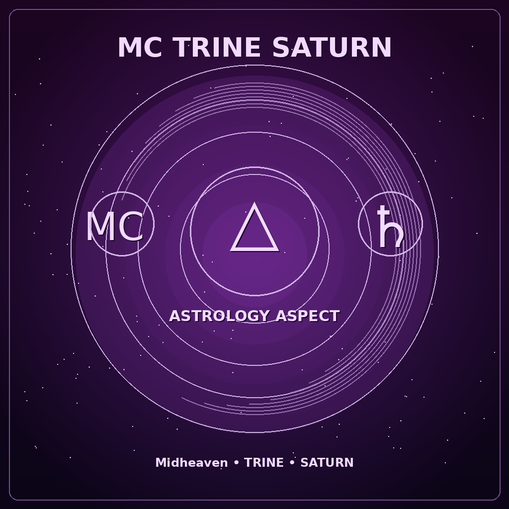 MC Trine Saturn