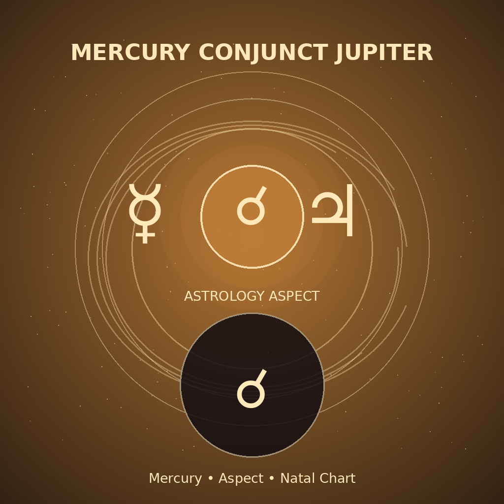 Mercury Conjunct Jupiter