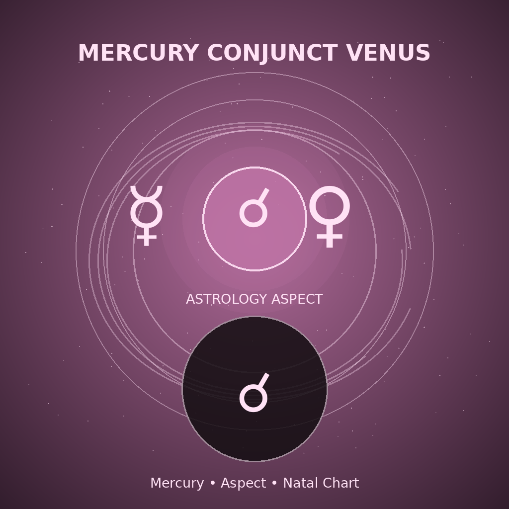 Mercury Conjunct Venus