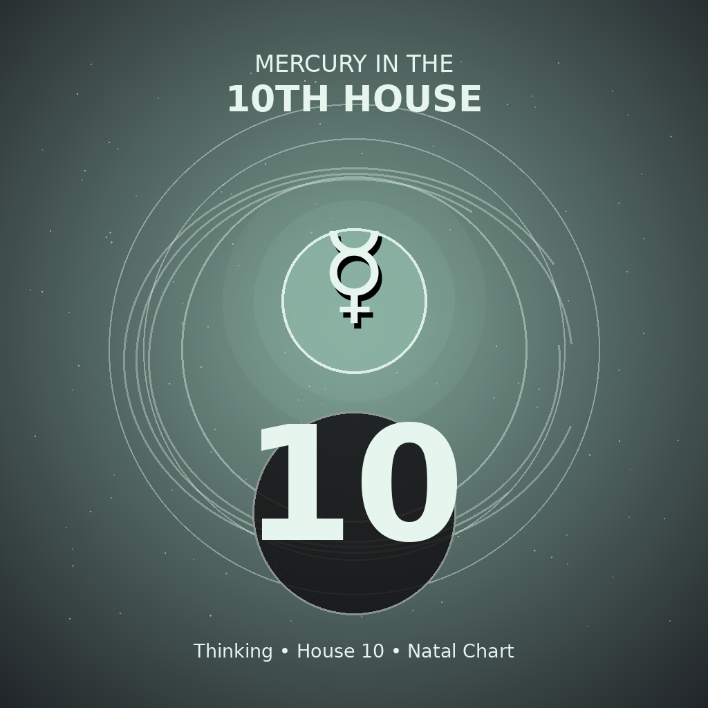 Mercury in the 10th House