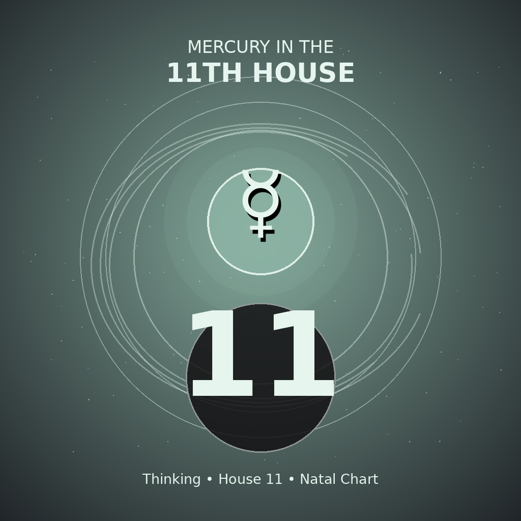 Mercury in the 11th House