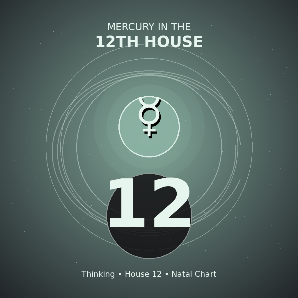 Mercury in the 12th House
