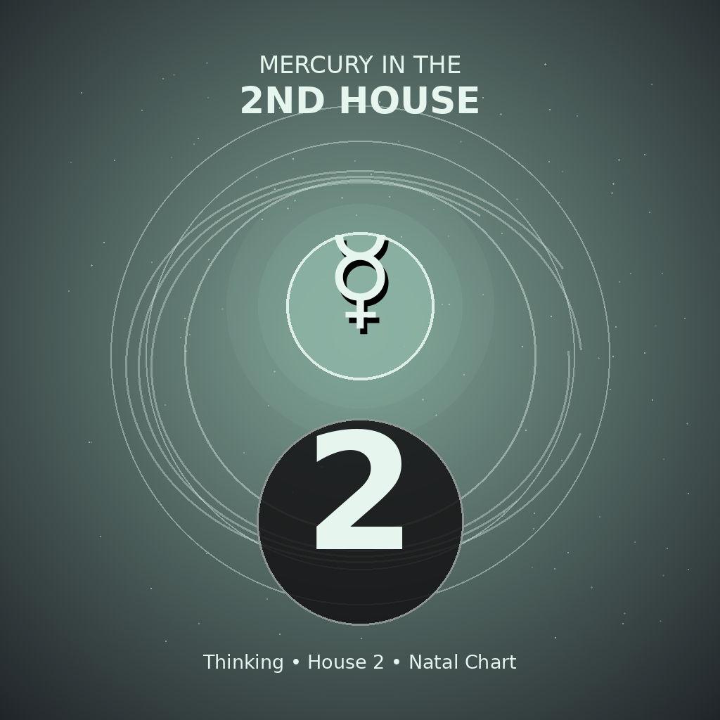 Mercury in the 2nd House