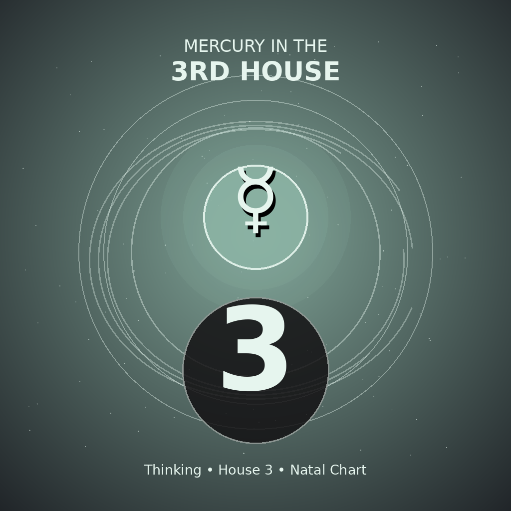 Mercury in the 3rd House