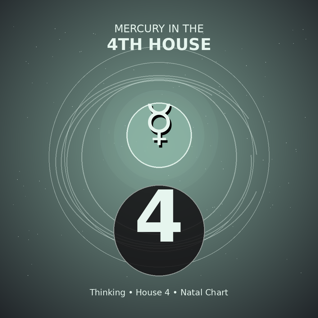 Mercury in the 4th House