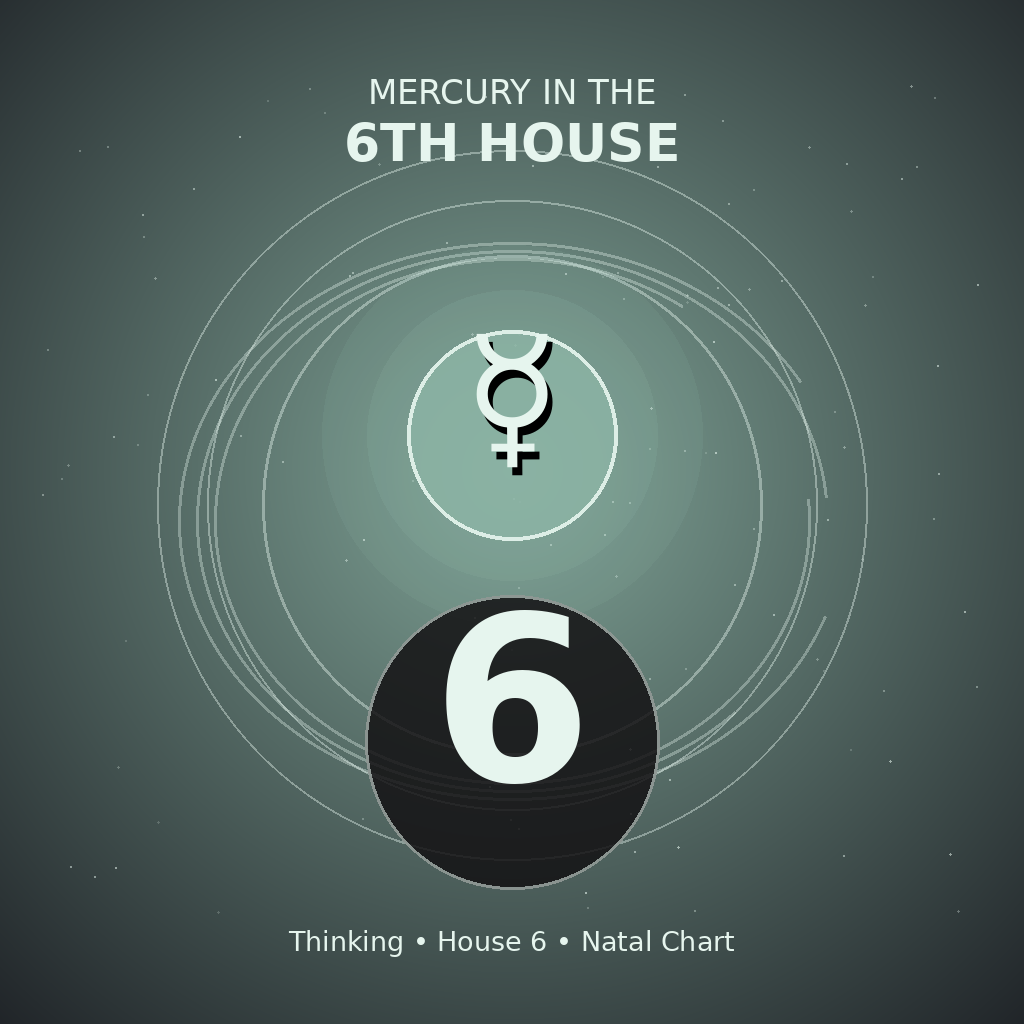 Mercury in the 6th House