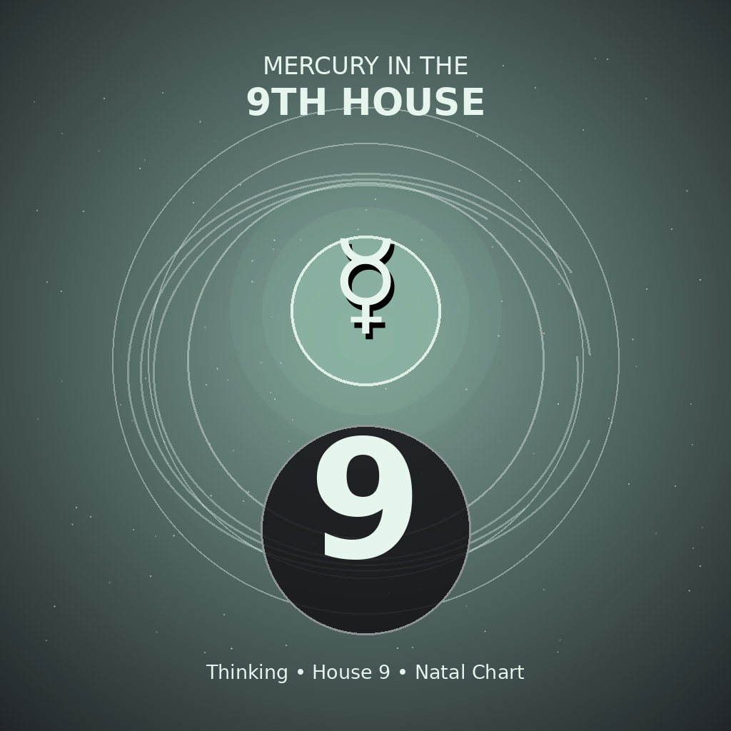 Mercury in the 9th House