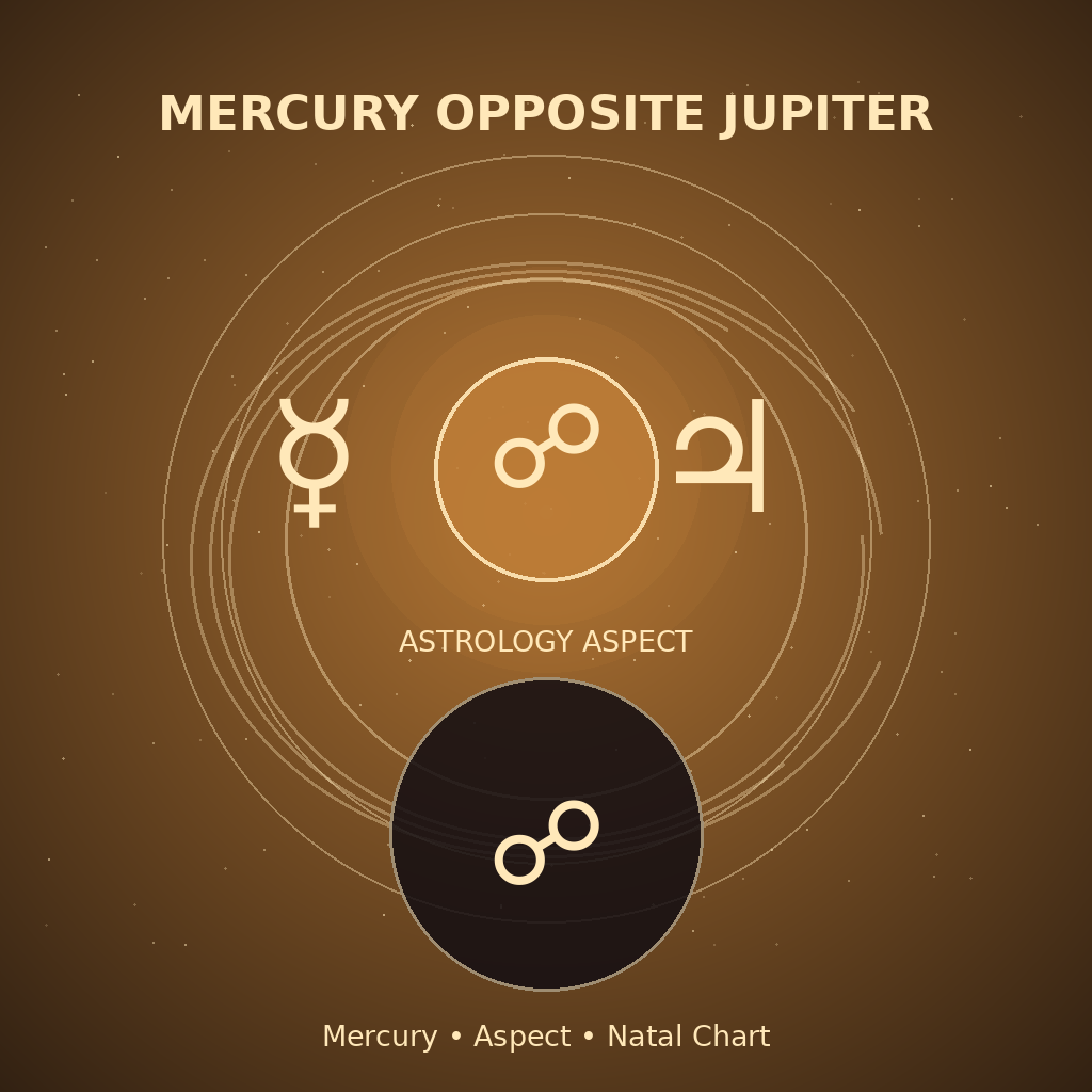 Mercury Opposite Jupiter