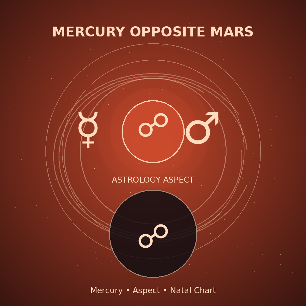 Mercury Opposite Mars
