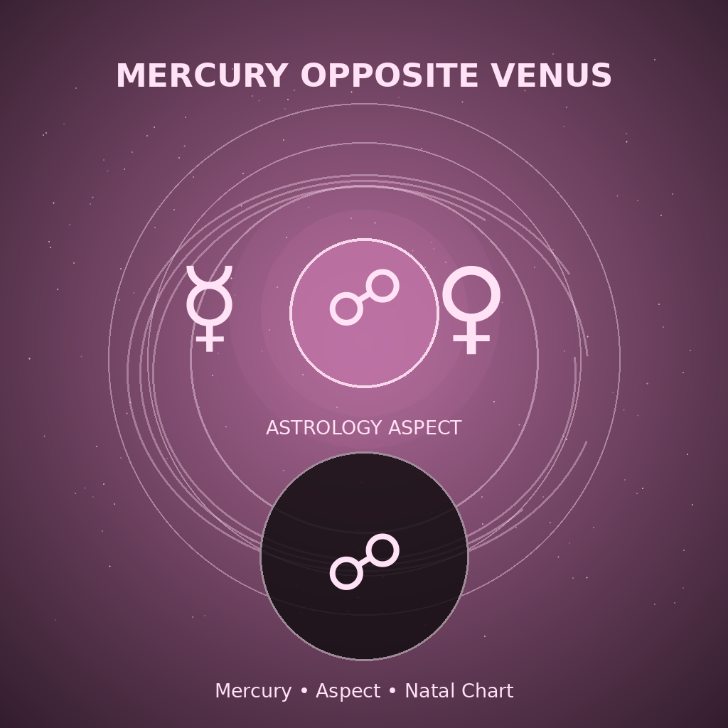 Mercury Opposite Venus