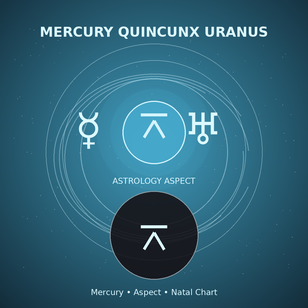 Mercury Quincunx Uranus
