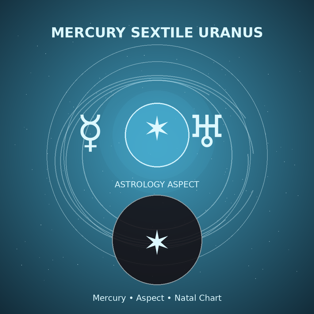 Mercury Sextile Uranus