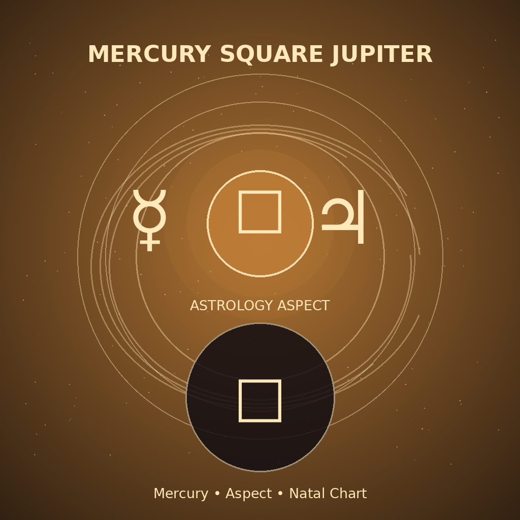Mercury Square Jupiter