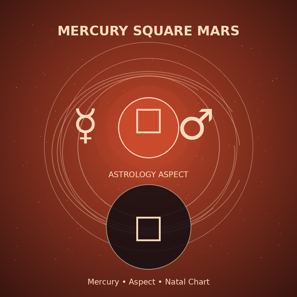 Mercury Square Mars