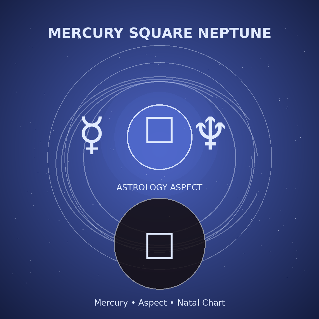 Mercury Square Neptune