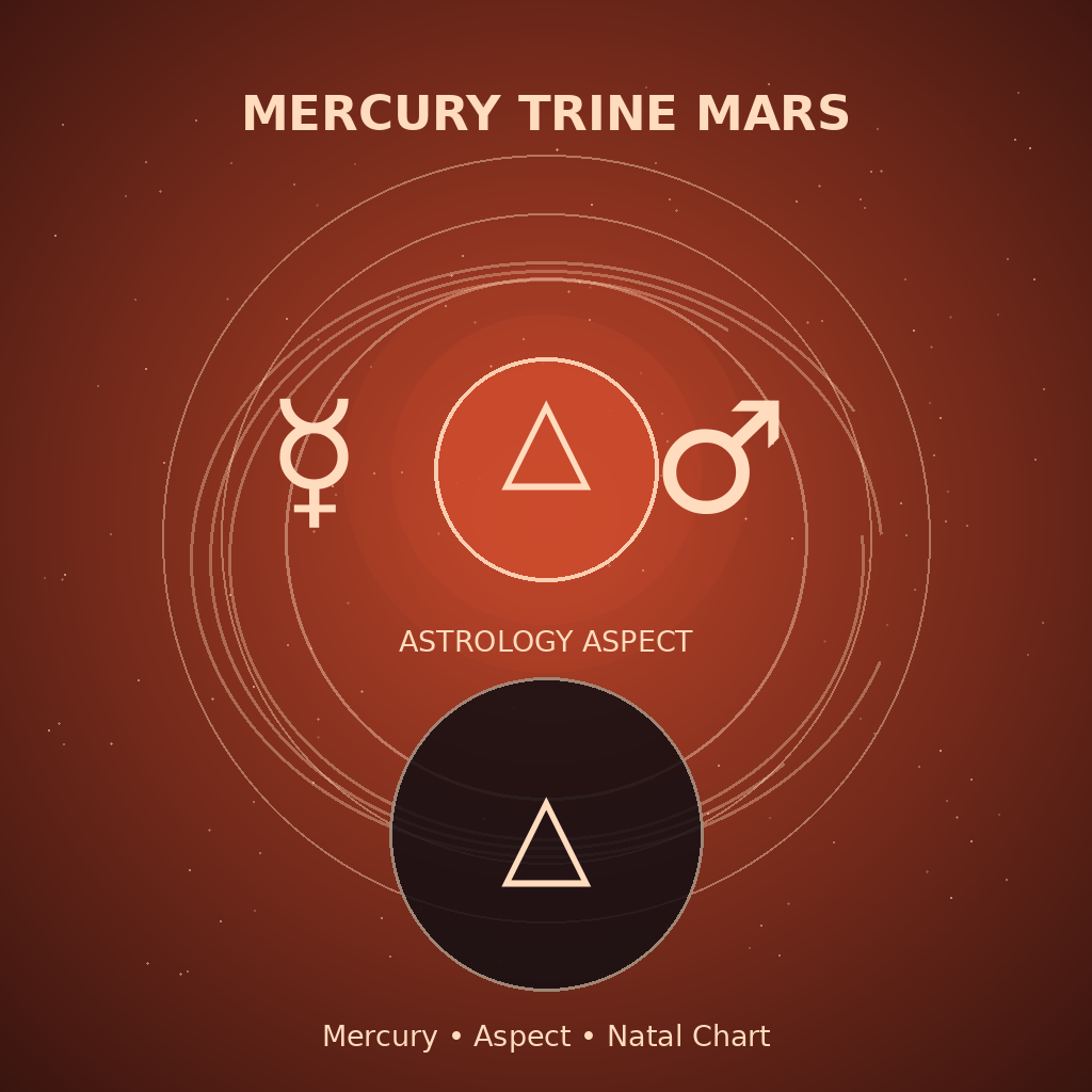Mercury Trine Mars