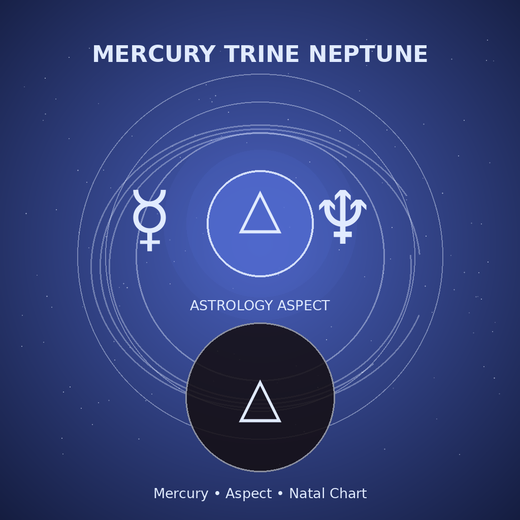 Mercury Trine Neptune