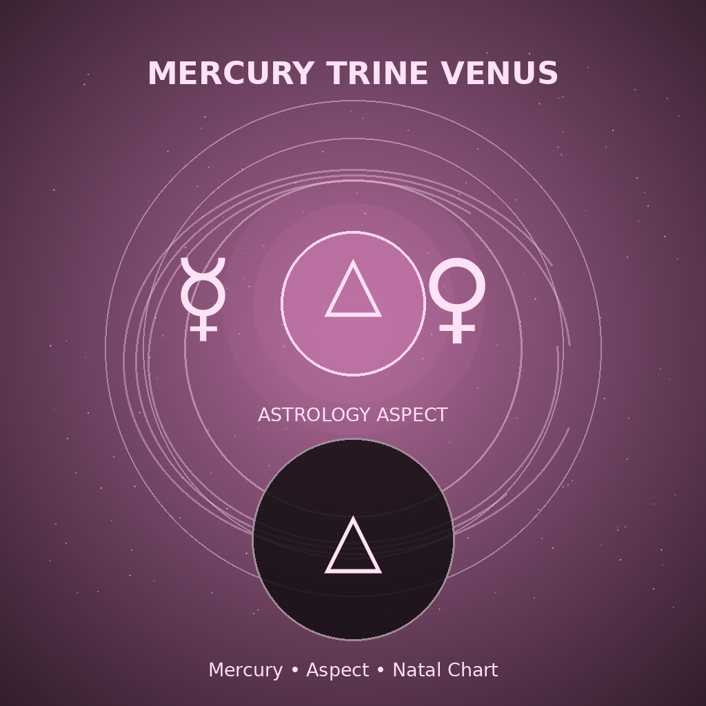 Mercury Trine Venus