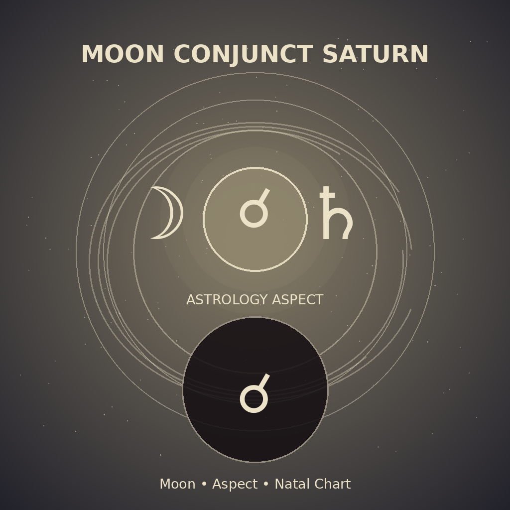 Moon Conjunct Saturn