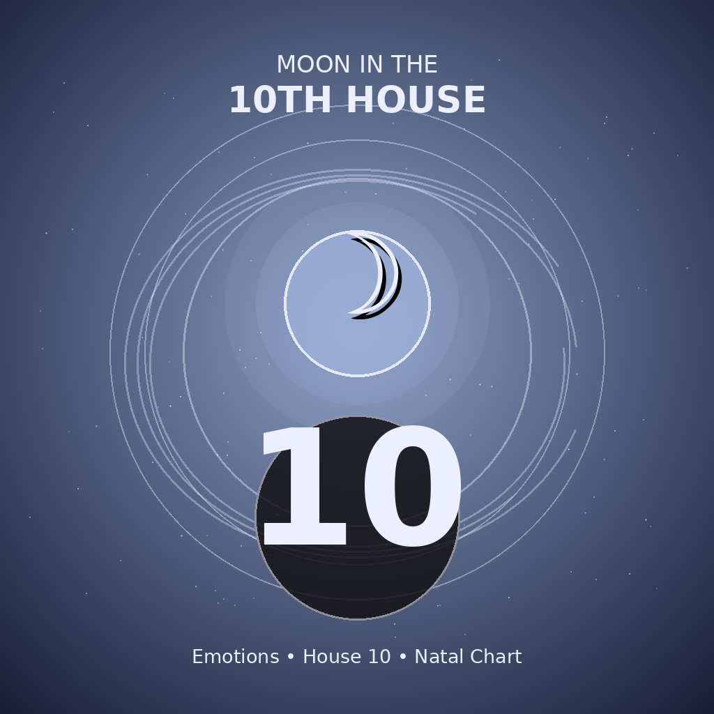 Moon in the 10th House